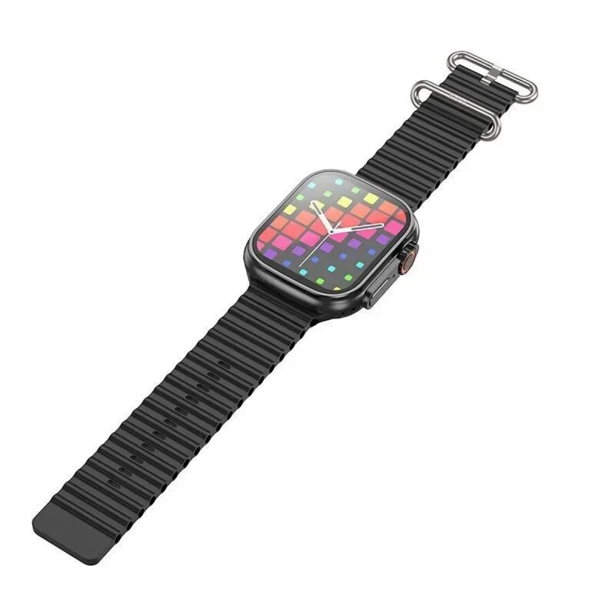 Hoco Y12 Ultra Smartwatch με Παλμογράφο (Μαύρο)