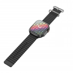 Hoco Y12 Ultra Smartwatch με Παλμογράφο (Μαύρο)