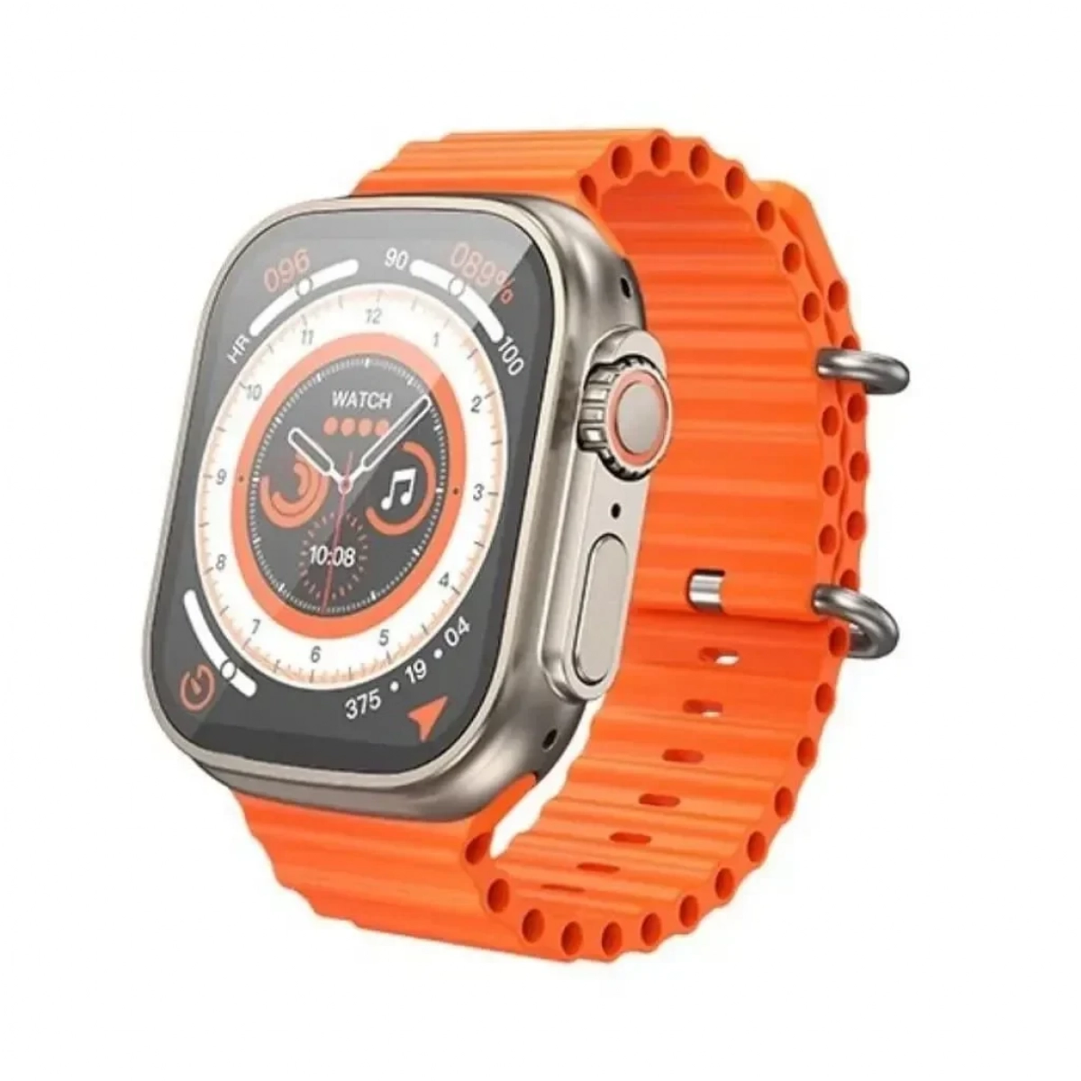 Hoco Y12 Ultra Smartwatch με Παλμογράφο (Πορτοκαλί)