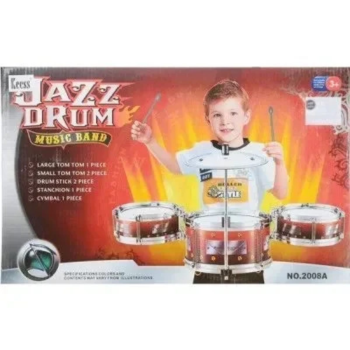 Σετ Παιδικά Drums Jazz ΟΕΜ THL2161 Καφέ