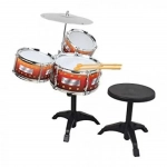 Σετ Παιδικά Drums Jazz ΟΕΜ THL2161 Καφέ