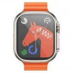 Hoco Y12 Ultra Smartwatch με Παλμογράφο (Πορτοκαλί)