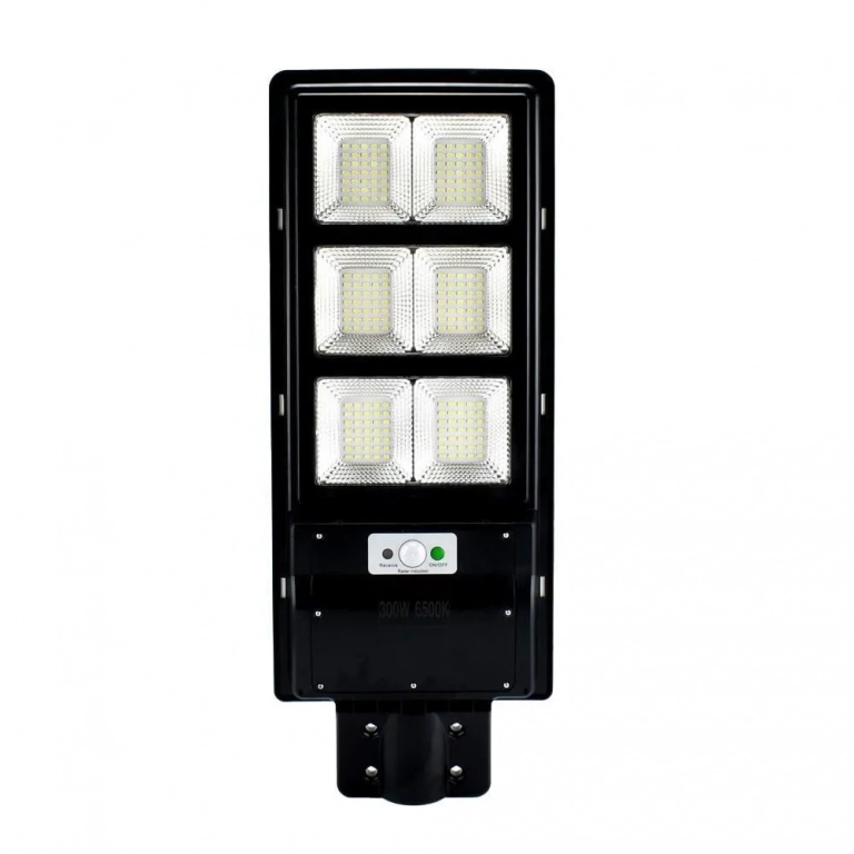 Ηλιακός Προβολέας 210LED 300W IP65 με Τηλεχειρισμό & Χρονοδιακόπτη OEM – Μαύρο