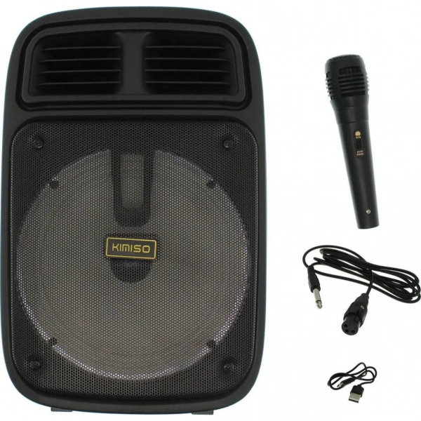 Σύστημα Karaoke με Ενσύρματo Μικρόφωνo Kimiso KMS-3383 Μαύρο
