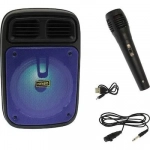 Σύστημα Karaoke με Ενσύρματo Μικρόφωνo Kimiso KMS-3383 Μπλε