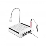 Επαγγελματικός τροχός νυχιών - συλλέκτης σκόνης με LED φωτισμό 80W 4 σε 1 BQ-608 λευκό