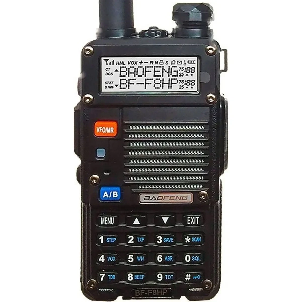 Baofeng BF-F8HP Ασύρματος Πομποδέκτης UHF/VHF 8W με Μονόχρωμη Οθόνη