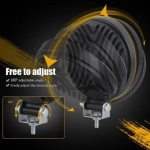 Αδιάβροχος προβολέας αυτοκινήτου 72W LED IP67 με διπλό φωτισμό
