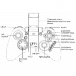 iPega 9021S Ασύρματο Gamepad για Android / PC / iOS Μαύρο