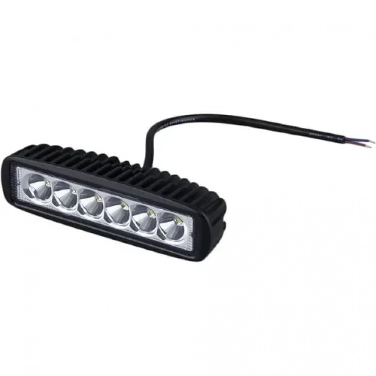 Προβολέας αυτοκινήτου σε σχήμα μπάρας IP67 18W 6000K μαύρο