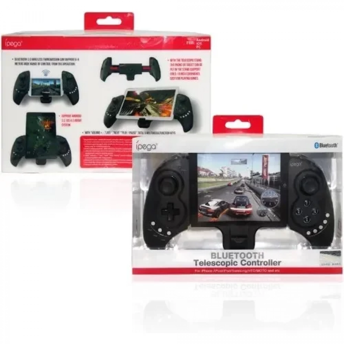 iPega 9023s Ασύρματο Gamepad για Android / PC Μαύρο