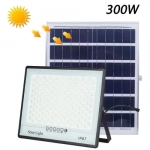 Ηλιακός προβολέας εξωτερικού χώρου 300W IP67 200 led με τηλεχειριστήριο