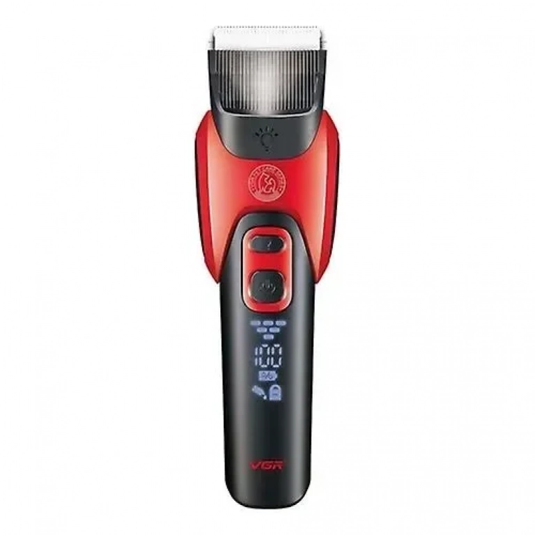 VGR V-208 Professional Pet Barber Ηλεκτρική Κουρευτική Μηχανή (Κόκκινο)