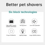 VGR V-208 Professional Pet Barber Ηλεκτρική Κουρευτική Μηχανή (Κόκκινο)