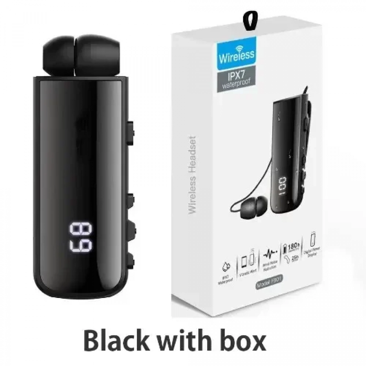 Ακουστικό Bluetooth IPX7 F901