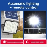 Ηλιακός προβολέας εξωτερικού χώρου 300W IP67 200 led με τηλεχειριστήριο