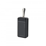 Awei P7K Power Bank 30000mAh με 2 Θύρες USB-C Μαύρο