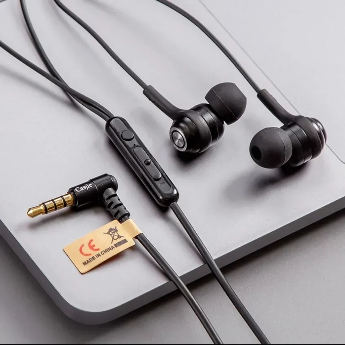 CASJIE – CA-232 Earbuds Handsfree με Βύσμα 3.5mm Πράσινα