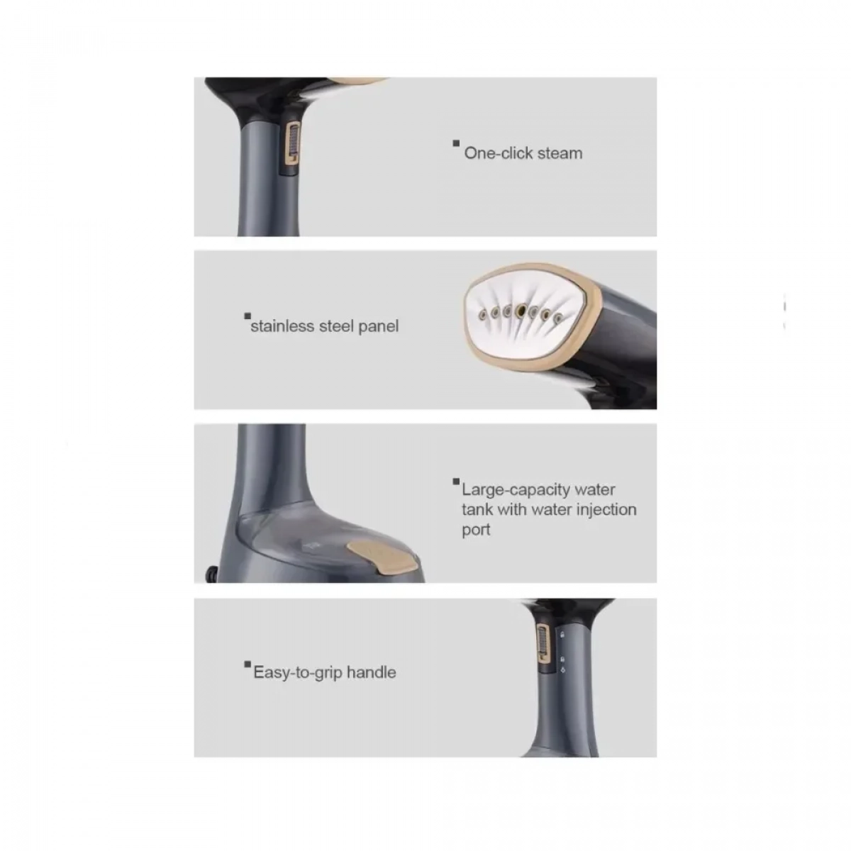 Ατμοκαθαριστής χειρός 120ml 1300W Sokany Sk-Gt-3065 – Μαύρο
