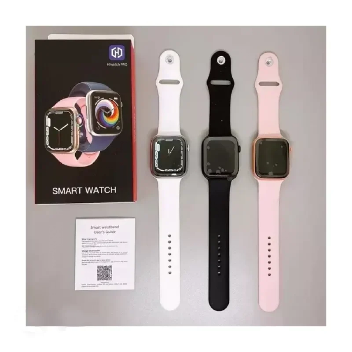 Smartwatch i7 Pro 1.75″ TFT IP68 για iOS/Android Ροζ Χρυσό
