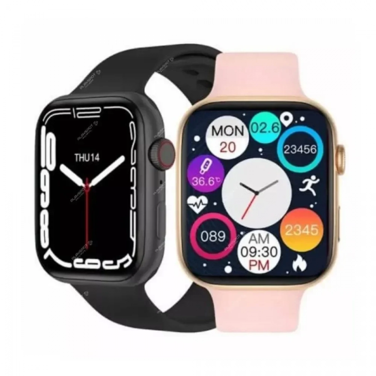 Smartwatch i7 Pro 1.75" TFT IP68 για iOS/Android Μαύρο - Image 3