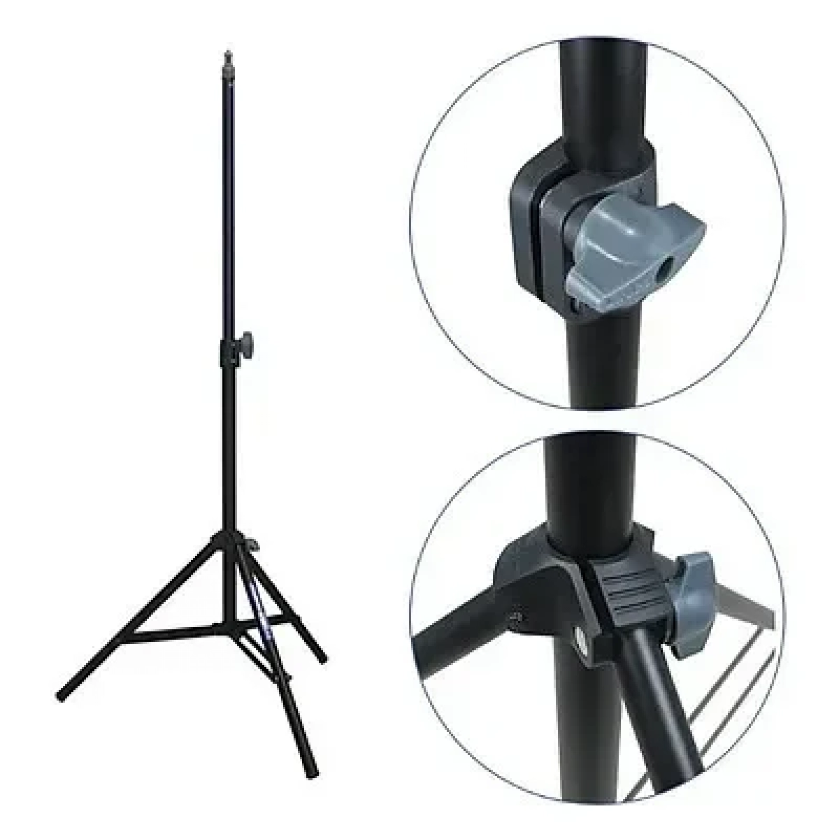 Επαγγελματικό ρυθμιζόμενο τρίποδο για ring light 2.1m SP 2000 μαύρο