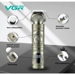 VGR V-962 Επαναφορτιζόμενη Κουρευτική Μηχανή Ασημί