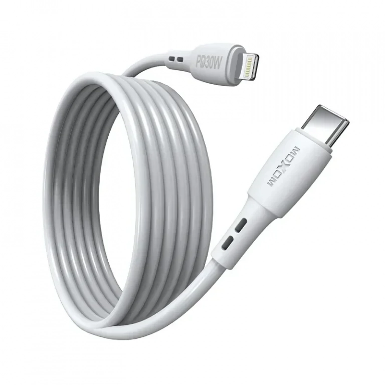 Moxom (MX-CB133) Lightning Cable 2m 30w Λευκό