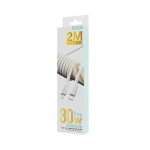 Moxom (MX-CB133) Lightning Cable 2m 30w Λευκό
