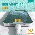 Moxom (MX-CB133) Lightning Cable 2m 30w Λευκό