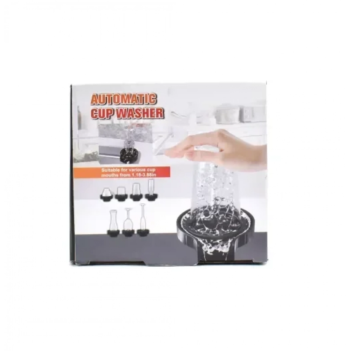 Αυτόματη συσκευή πλυσίματος ποτηριών JC-04 OEM μαύρο - Image 3