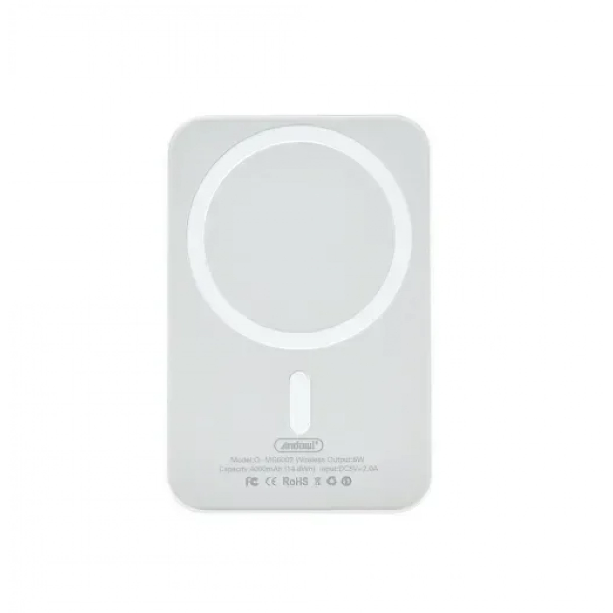 Power Bank MagSafe 6000mAh με Ασύρματη Μαγνητική Φόρτιση Andowl Q-MG6001 - Image 2
