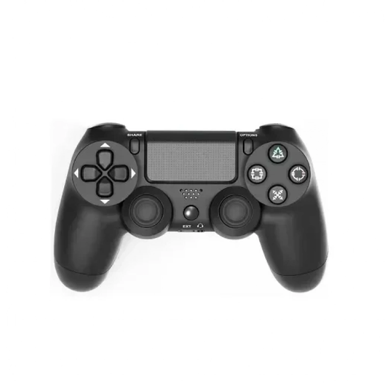 Ασύρματο χειριστήριο Gamepad με Bluetooth για PS4 & PC Doubleshock μαύρο