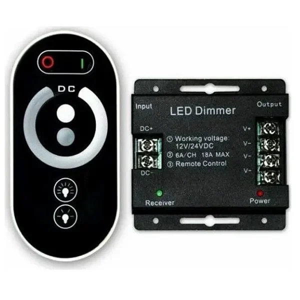 Ασύρματο Dimmer Αφής RF με Τηλεχειριστήριο