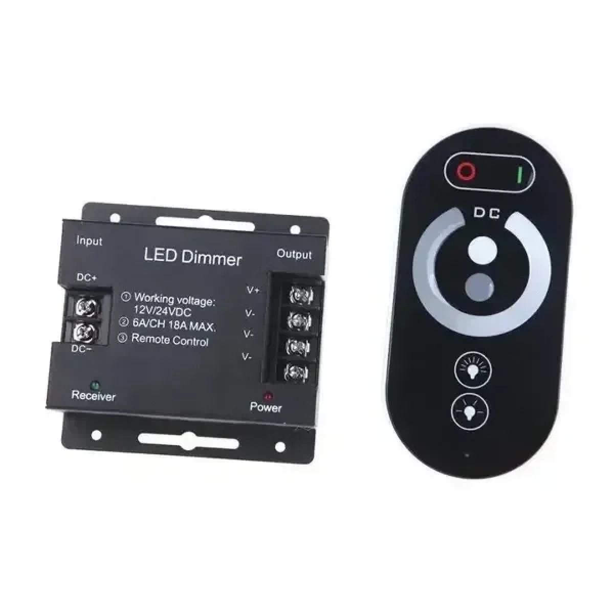 Ασύρματο Dimmer Αφής RF με Τηλεχειριστήριο
