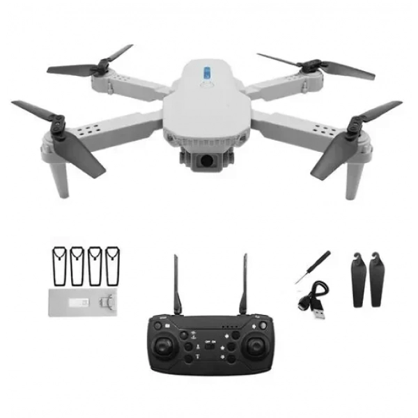Drone με WiFi 2 κάμερες 1080p & χειριστήριο συμβατό με smartphone A15 Pro γκρι