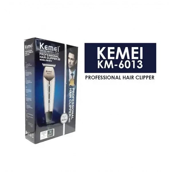 Επαναφορτιζόμενη κουρευτική μηχανή Kemei KM-6013 ροζ χρυσό