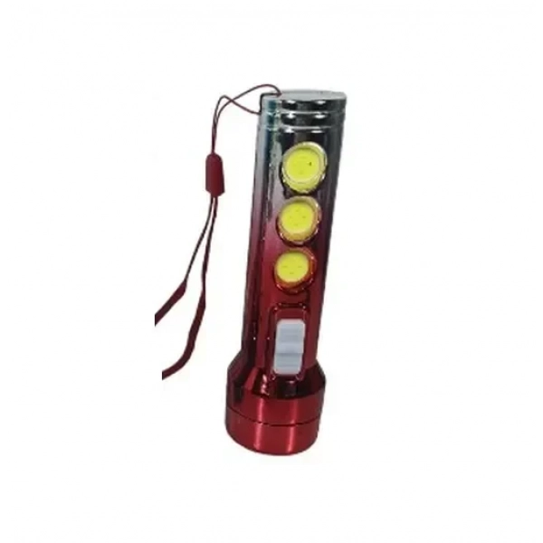 Επαναφορτιζόμενος φακός χειρός LED SD-6206 κόκκινο