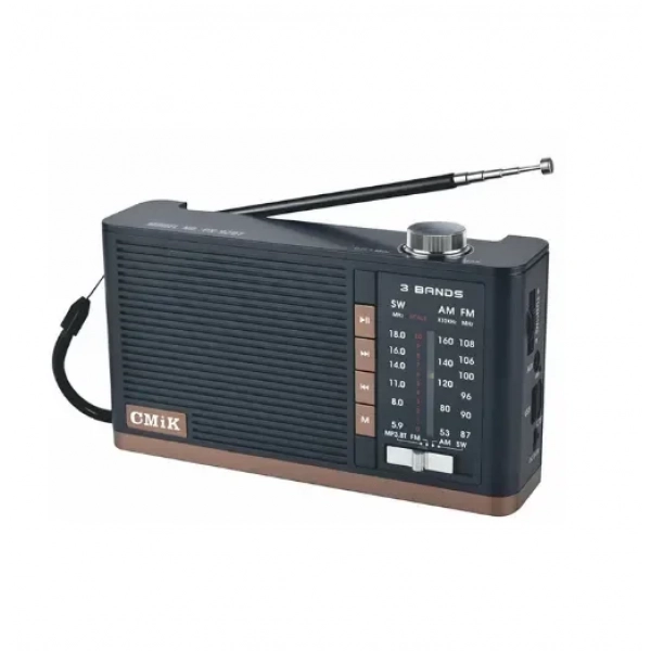 Φορητό ραδιόφωνο με Bluetooth και USB CMiK MK-999BT μαύρο