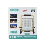 Φορητός Επαναφορτιζόμενος Προβολέας 100LED 100W IP66 aerbes AB-T1100
