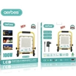 Φορητός Επαναφορτιζόμενος Προβολέας 121LED 150W IP66 aerbes AB-T1150