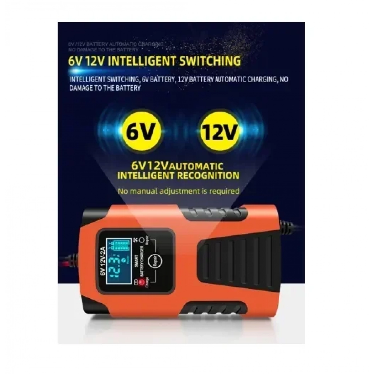 Φορτιστής μπαταρίας αυτοκινήτου 2A 6V - 12V HL 18668-28 - Image 5
