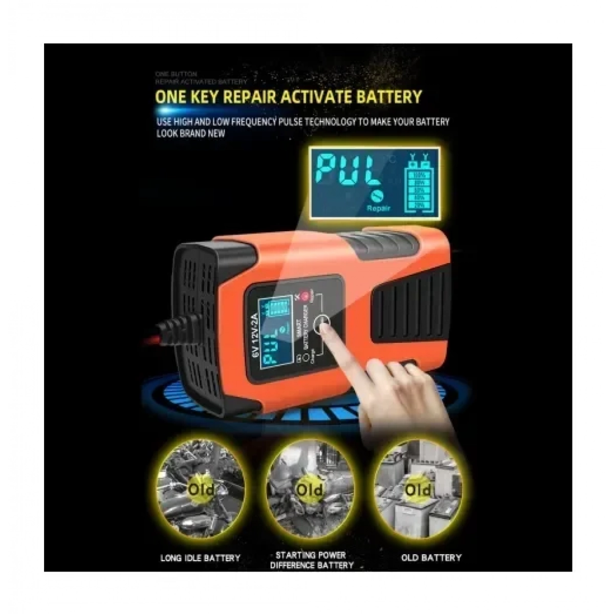 Φορτιστής μπαταρίας αυτοκινήτου 2A 6V - 12V HL 18668-28 - Image 6
