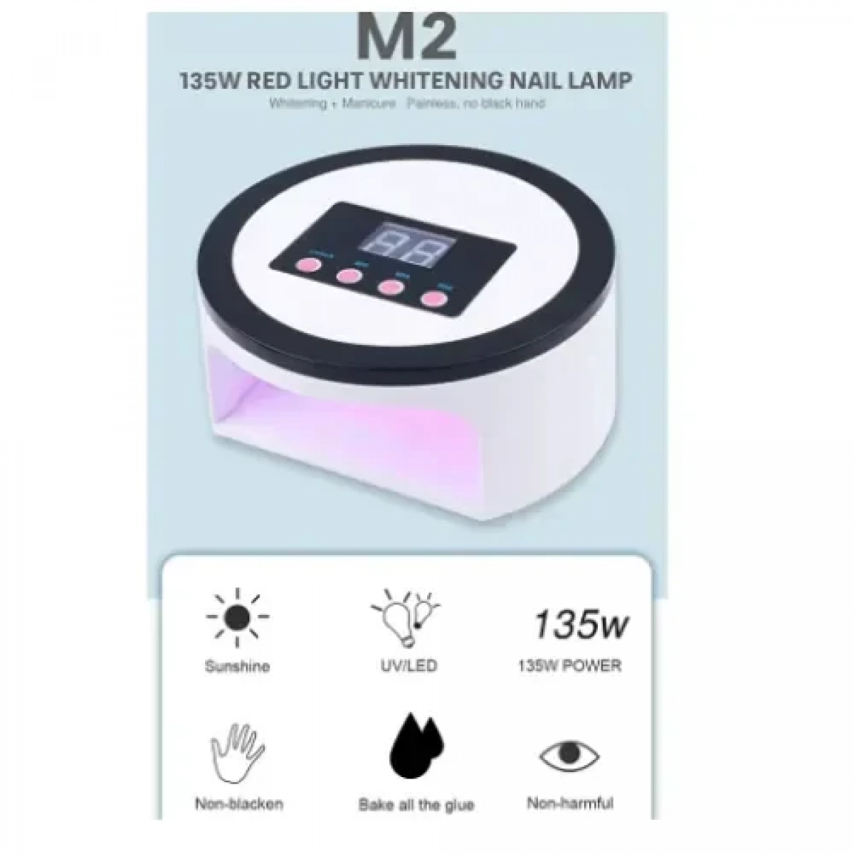 Φουρνάκι Νυχιών M2 LED 135W λευκό