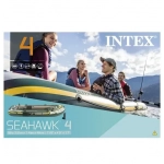 Φουσκωτή βάρκα Seahawk 4 ατόμων με κουπιά & τρόμπα 351 x 145cm Intex - Image 5