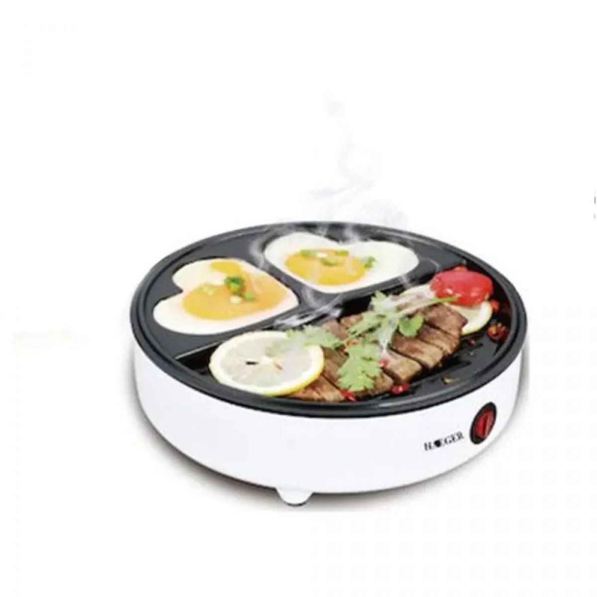 Haeger HG-501W Ηλεκτρική Ψησταριά 600W λευκή - Photo4