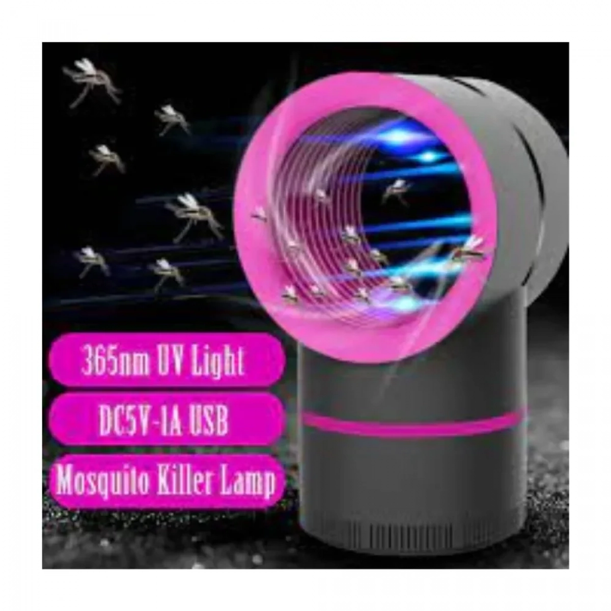 Ηλεκτρική Εντομοπαγίδα Led Mosquito Lamp -Μαύρο - Photo6