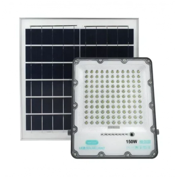 Ηλιακός προβολέας 150W LED με χρονοδιακόπτη και τηλεχειριστήριο Aerbes AB-T0150