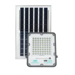 Ηλιακός προβολέας 50W LED με χρονοδιακόπτη και τηλεχειριστήριο Aerbes AB-T050
