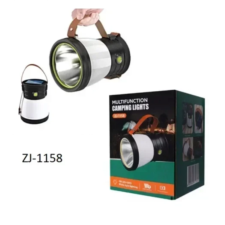Ηλιακός προβολέας χειρός LED ZJ-1158
